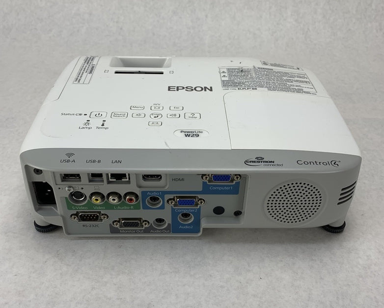 Epson PowerLite W29 H690A LCD Lamp Projector 3443 Lamp Hours - No Remote