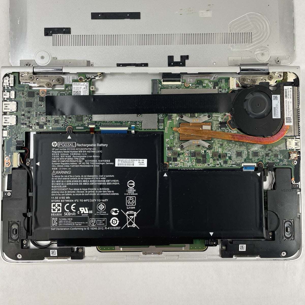 HP Spectra x360 15.6" i7-6500U 2.50 GHz 16 GB RAM No SSD/OS/AC18