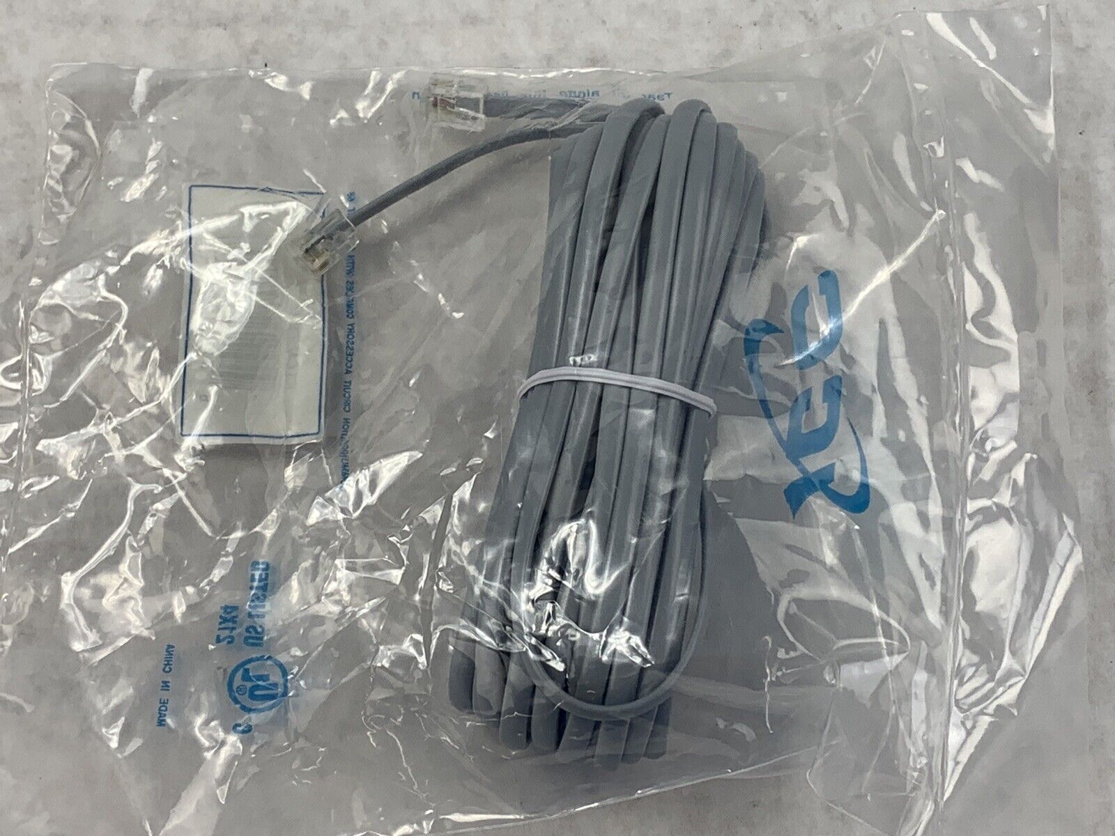 25 Foot Grey Wall Cord ICC ICLC425FSV Lot of 8