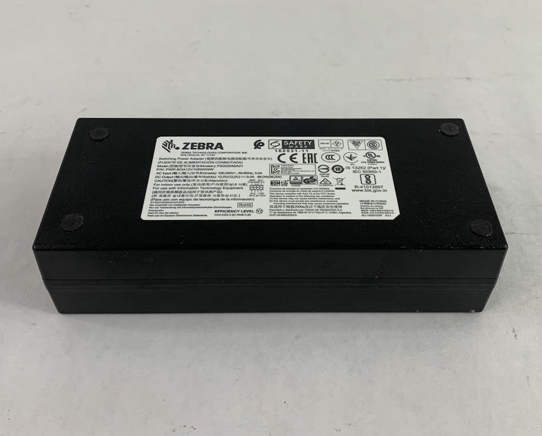 Zebra PS000086A01 PWR-BGA12V108W0WW 12V 9A 98W AC Adapter Power Supply2