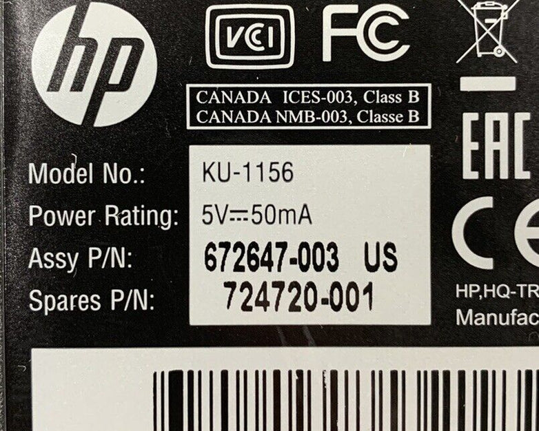 HP KU-1156 USB Wired Keyboard (Lot of 2)