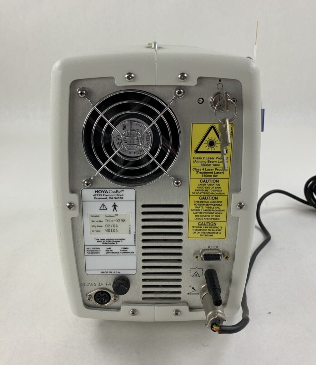 Hoya ConBio DioDent laser Unit Oral Tissue Ablation System W/ Power Supply