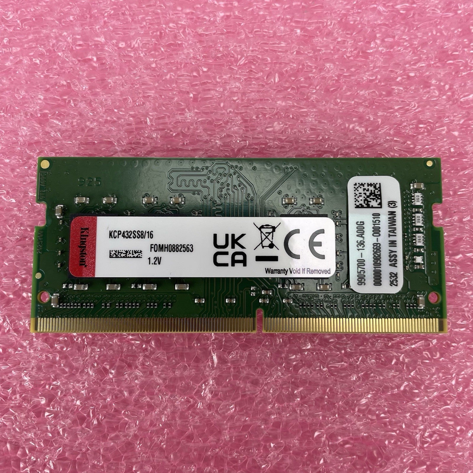 Kingston 16GB DDR4 3200MHz SODIMM Laptop RAM KCP432SS8/16 Non-ECC1