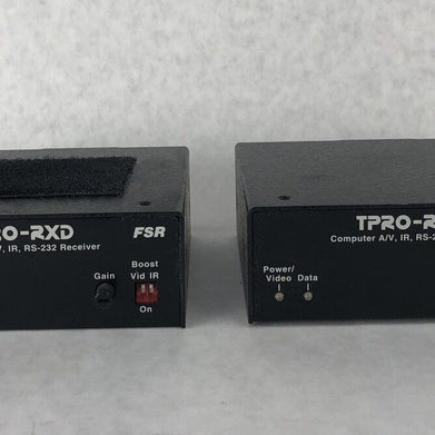 TPRO-RXD Computer A/V IR RS-232 Receiver (Lot of 2)