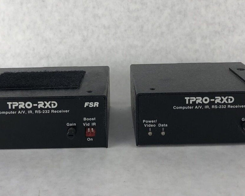 TPRO-RXD Computer A/V IR RS-232 Receiver (Lot of 2)