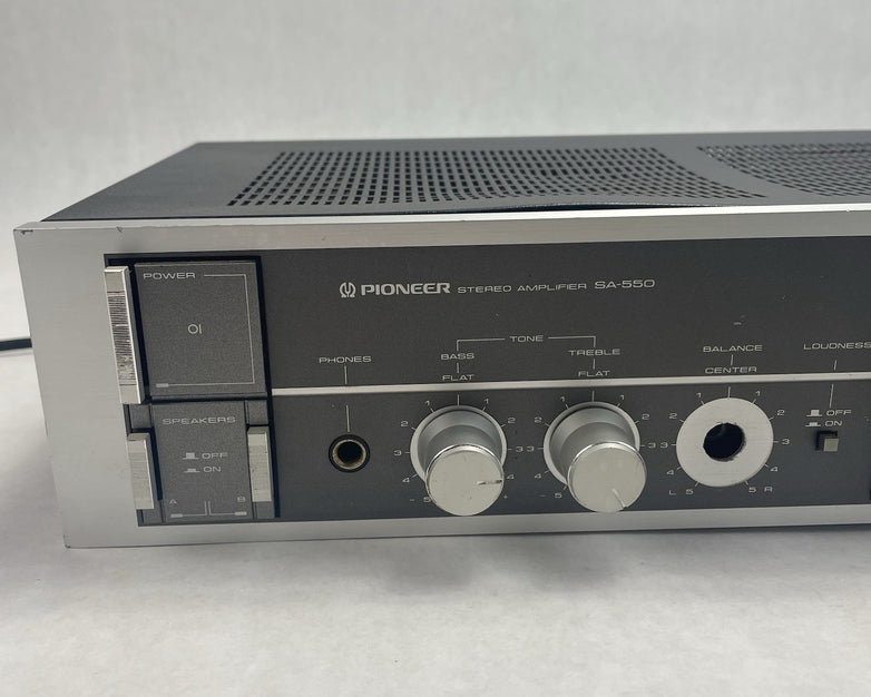 Pioneer Stereo Amplifier.  SA-550. Ser. # EL3611081S Tested Parts or Repair