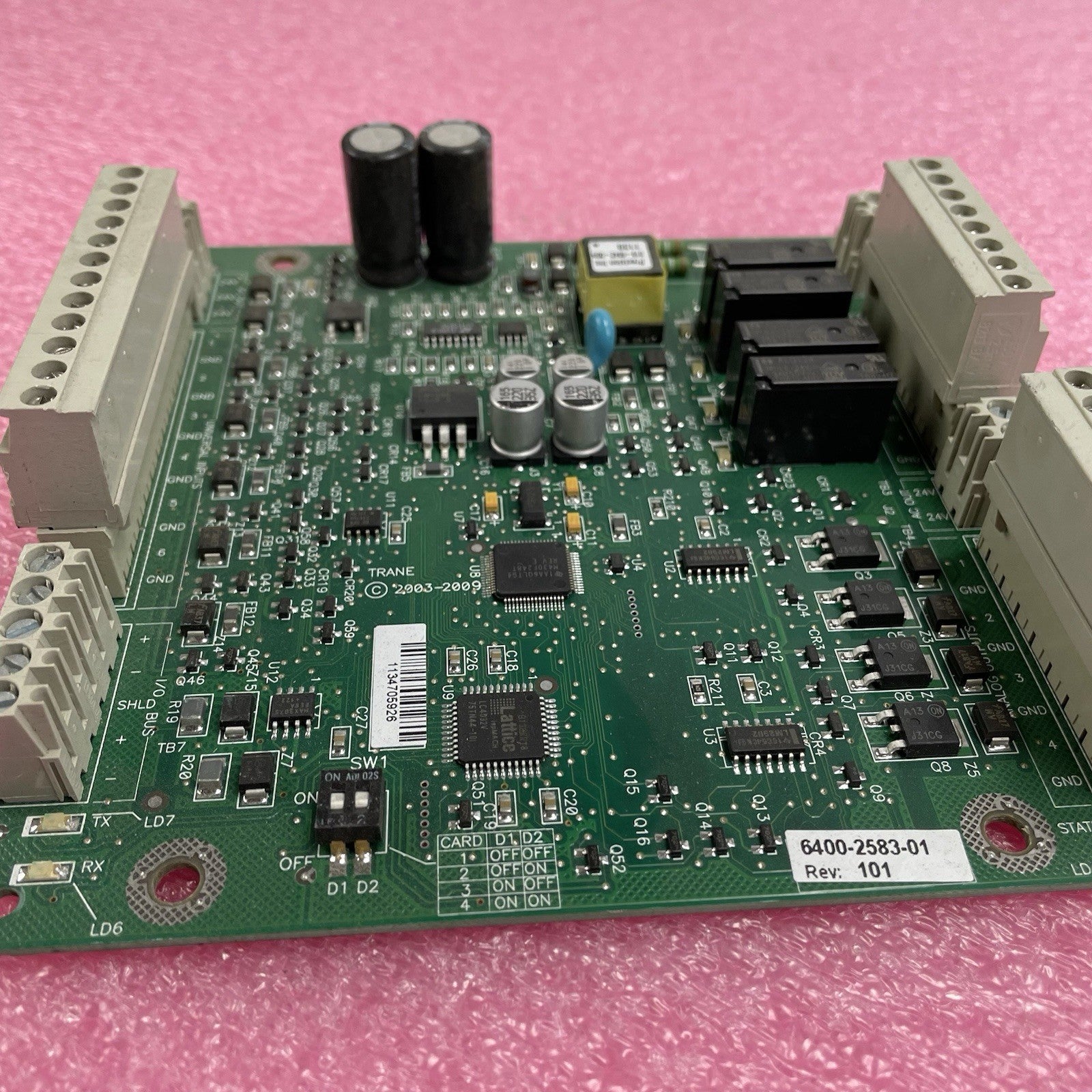 Trane Control Circuit Board 6400-2583-01 REV E