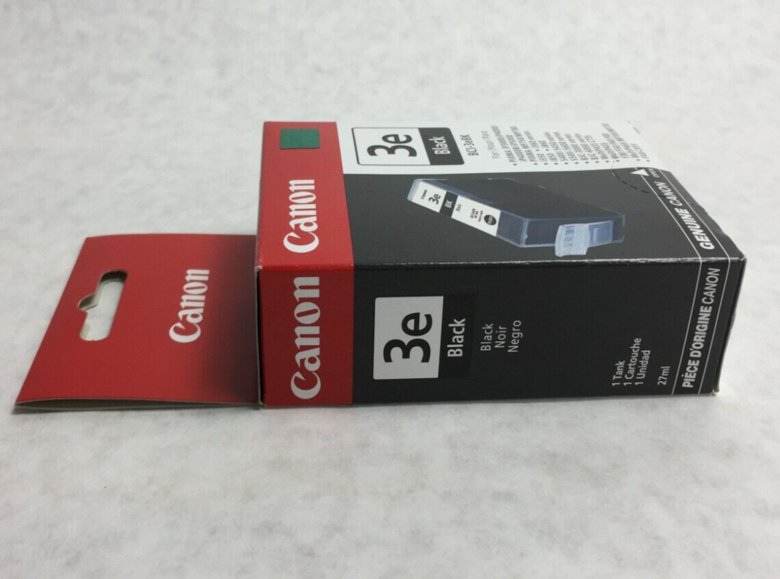 Genuine Canon Black 3e BCI-3eBK Ink Cartridge