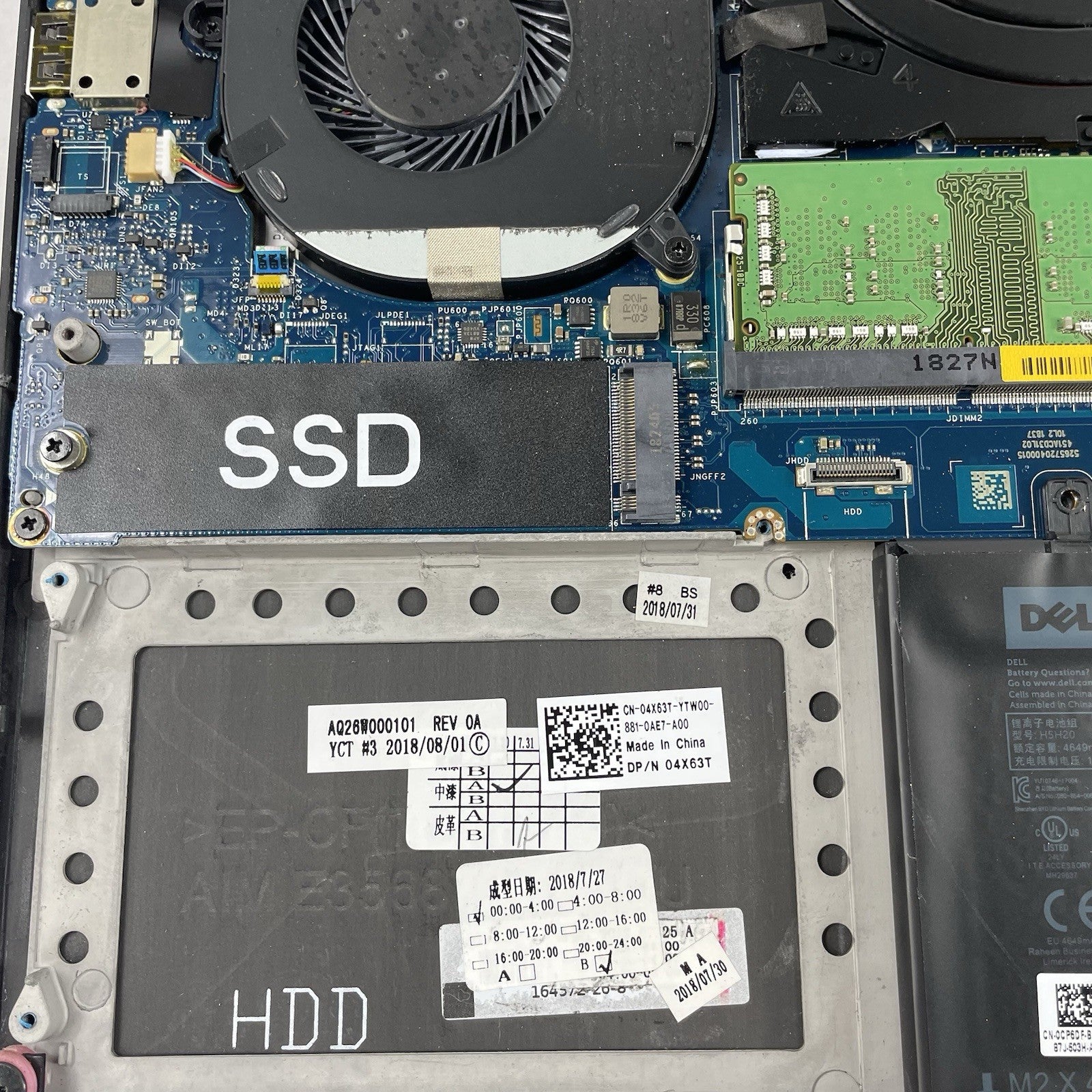 Dell XPS 15 9570 15.6" i5-8300H 2.30 GHz 8 GB RAM No SSD/OS/AC - Bent Bottom22