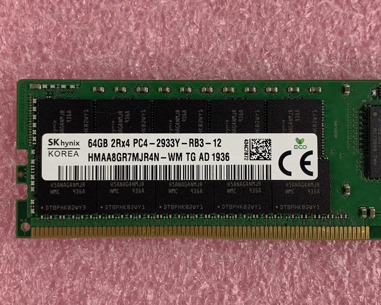 SK Hynix HMAA8GR7MJR4N-WM 64 GB PC4-23400 DDR4-2933MHz 2Rx4 Server Memory RAM