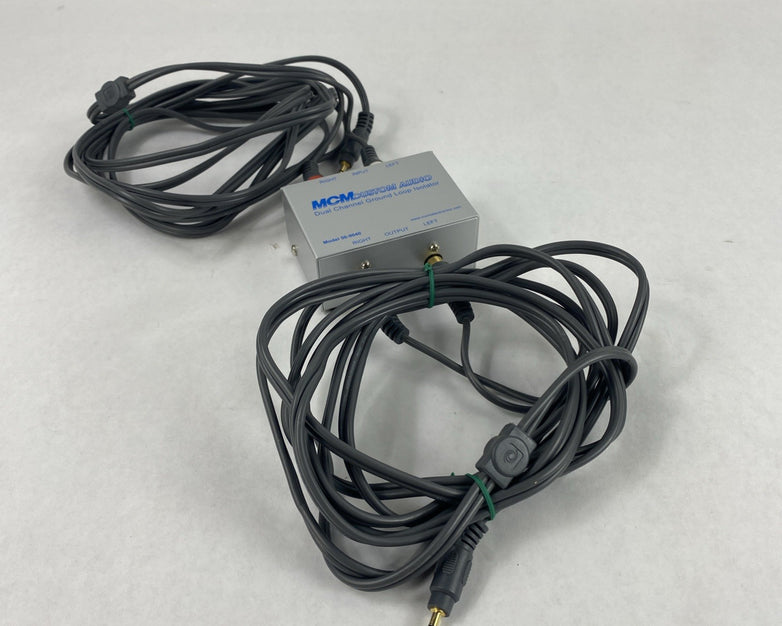 MCM 50-9040 Dual Channel Ground Loop Custom Audio Isolator Untested