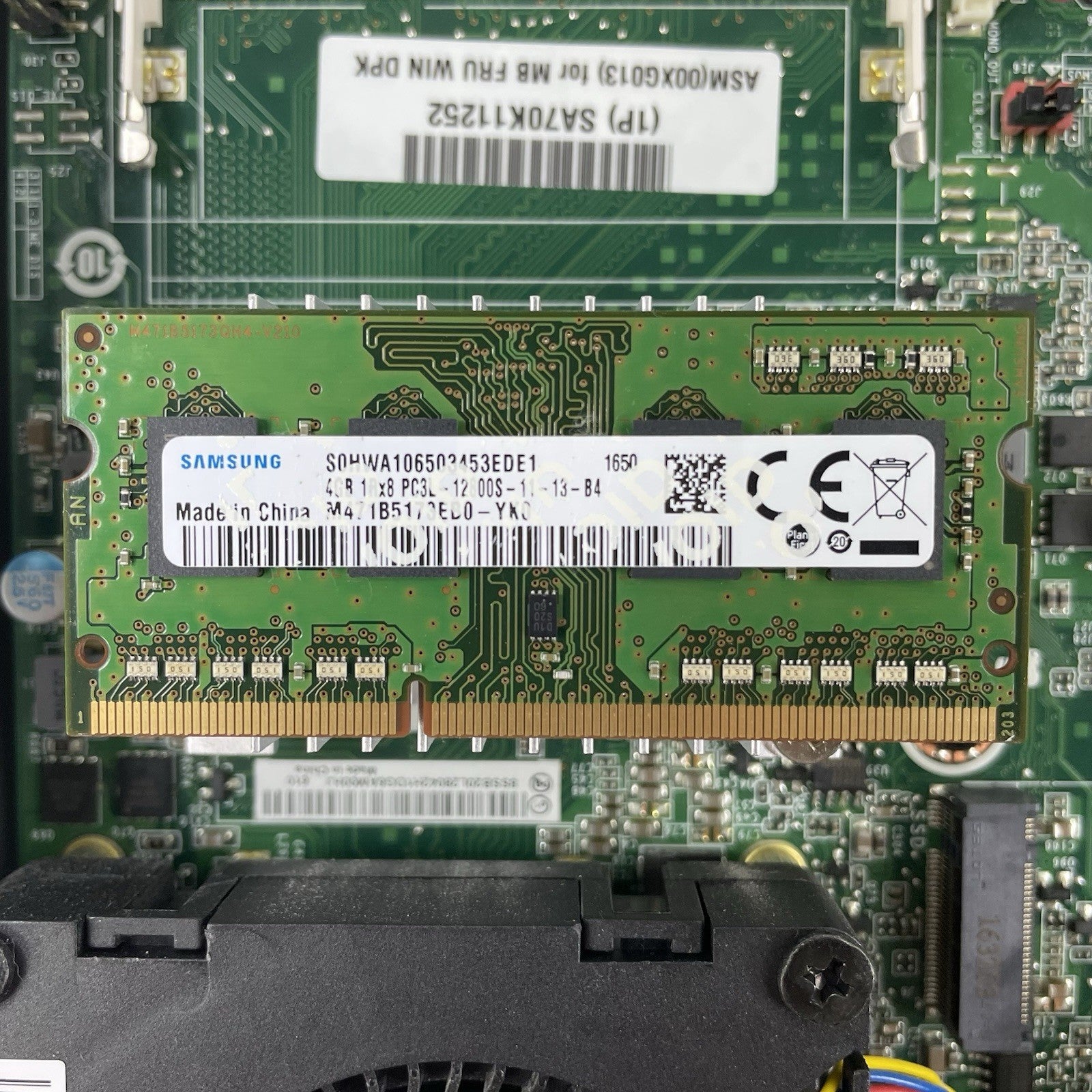 Lenovo ThinkCentre M600 Micro Pentium J3710 1.60 GHz 4 GB RAM No SSD/OS12