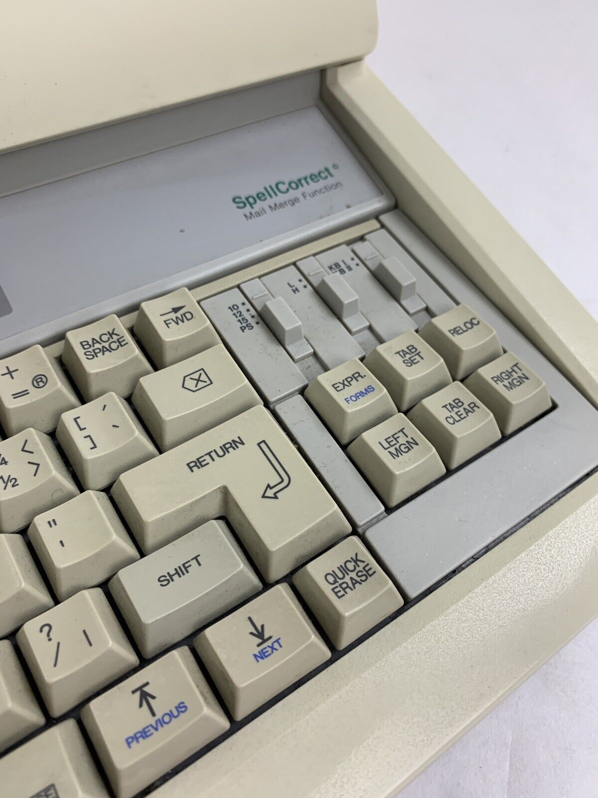 Vintage Panasonic Electronic Typewriter KX-E4020 Bad Roller Still Types
