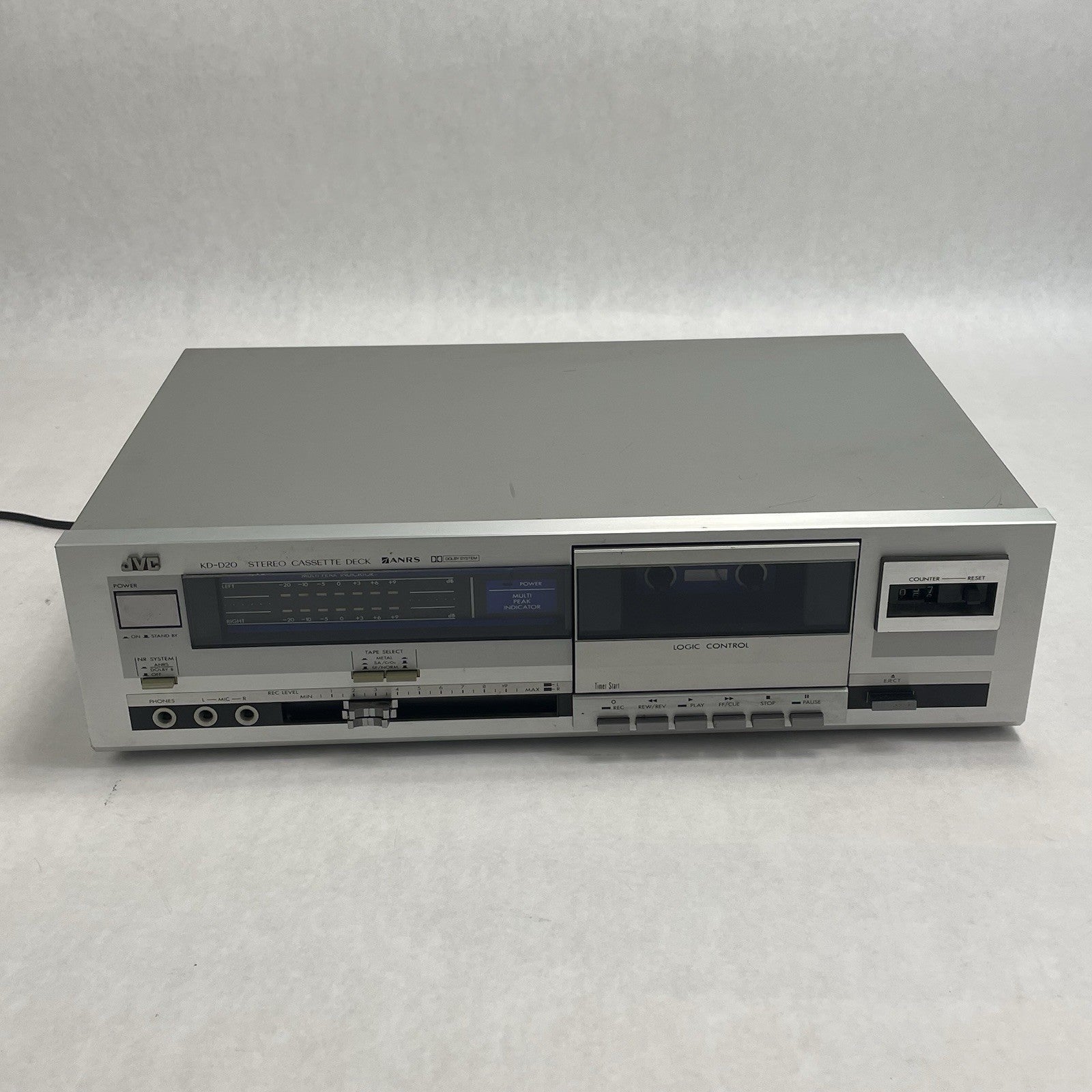 JVC KD-D20J Stereo Cassette Deck Tested For Parts1