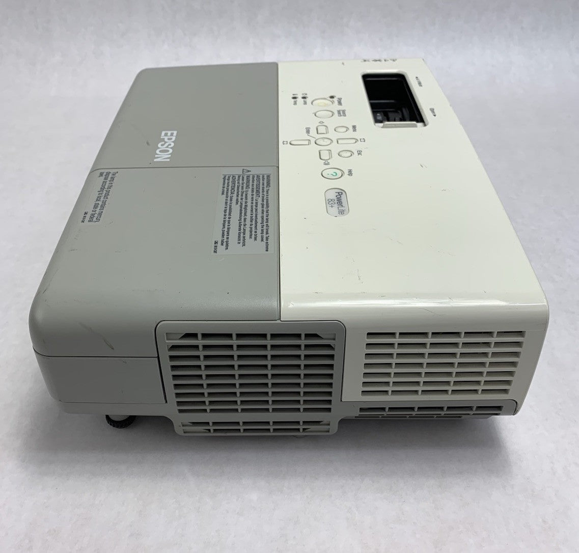 Epson EMP-83H PowerLite 83+ LCD Lamp Projector 573 Lamp Hours No Remote6