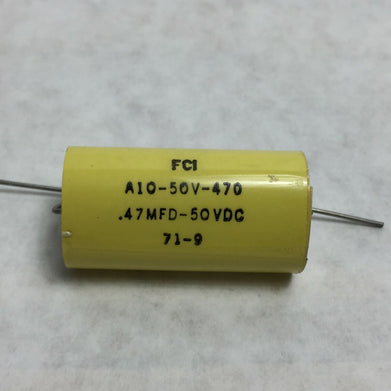 NOS  TC1 A10-50V-470  .47MFD-50VDC  Lot of 2