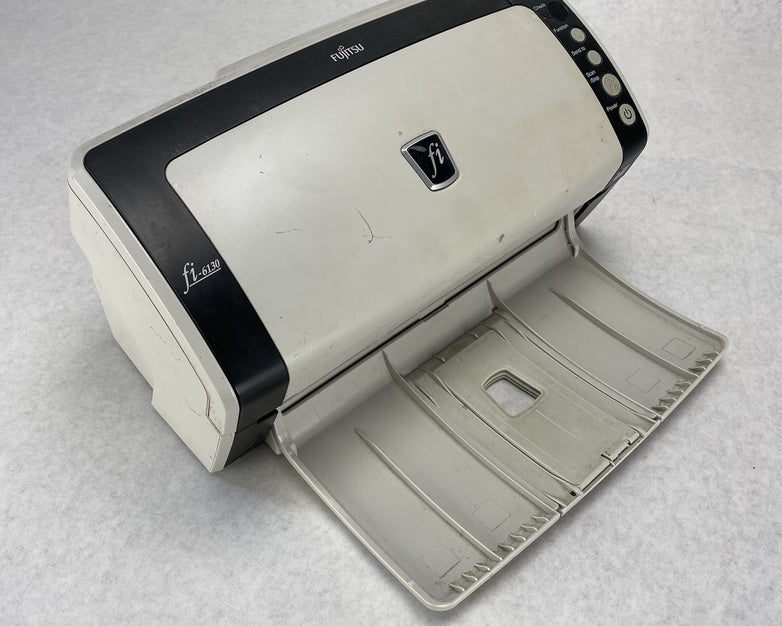 Fujitsu Fi-6130 Document Scanner No AC Adapter (Lot of 2) - Parts or Repair