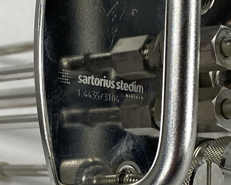 Sartorius Stedim 1.4435/3104 1.5L Liter Bioreactor Vessel Headplate