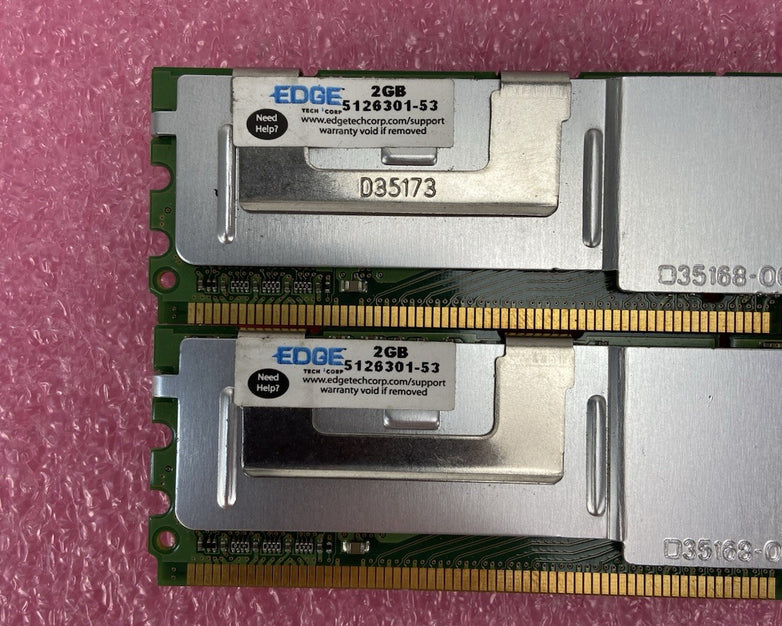EdgeTech Edge 2GB 5126301-53 DDR SDRAM Lot of 4