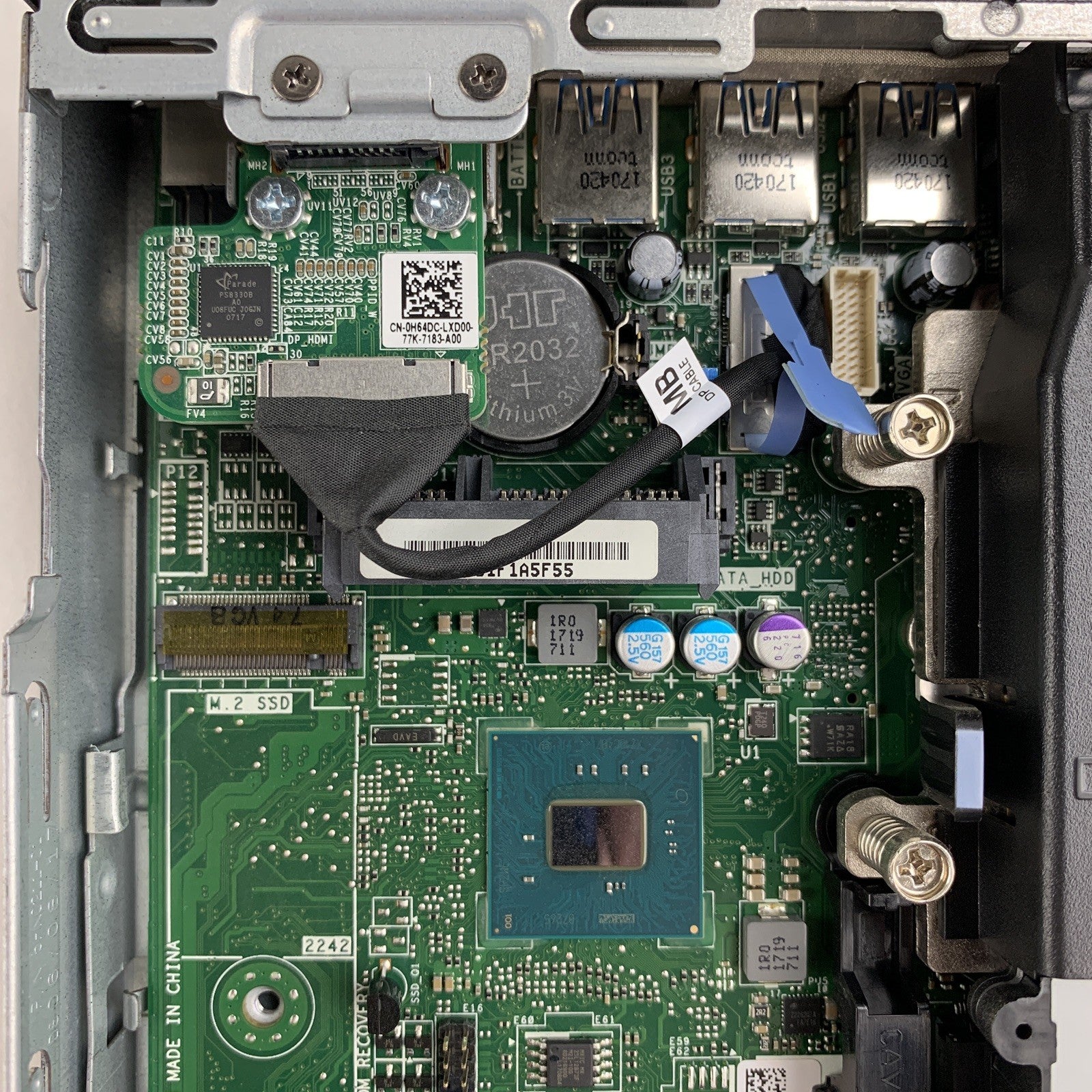 Dell Optiplex 7050 Micro Intel i5-6500T 2.50 GHz 8 GB RAM No AC No HDD No OS