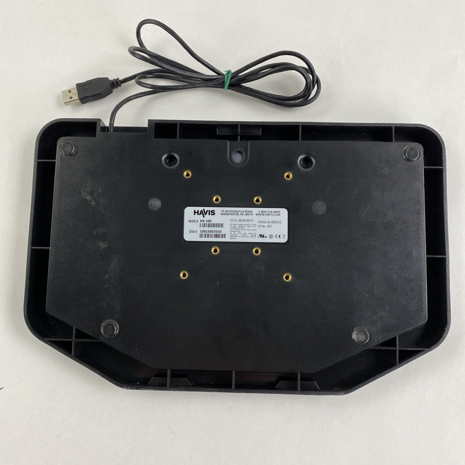 Havis KB-106 USB Integrated Touchpad Keyboard Tested3