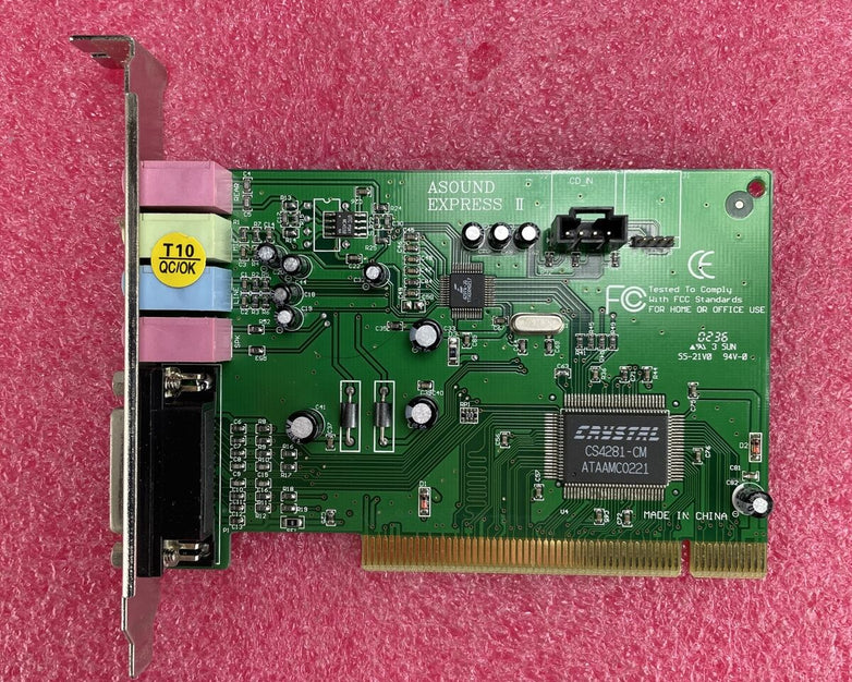 ASOUND EXPRESS II 2002 SR03050711716 PCI Audio Card