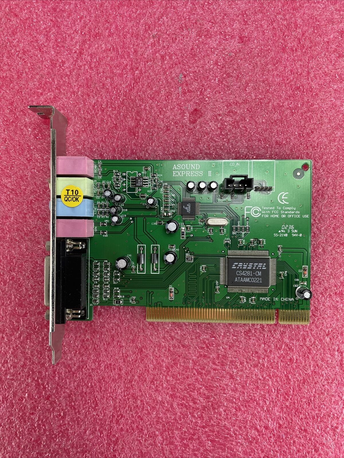 ASOUND EXPRESS II 2002 SR03050711716 PCI Audio Card