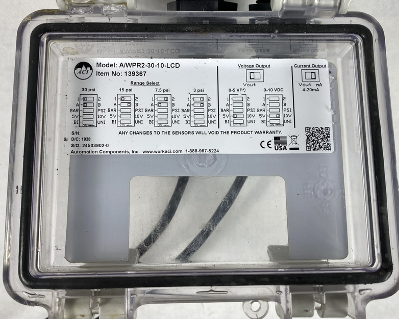 Automation Components Inc A/WPR2-30-10-LCD