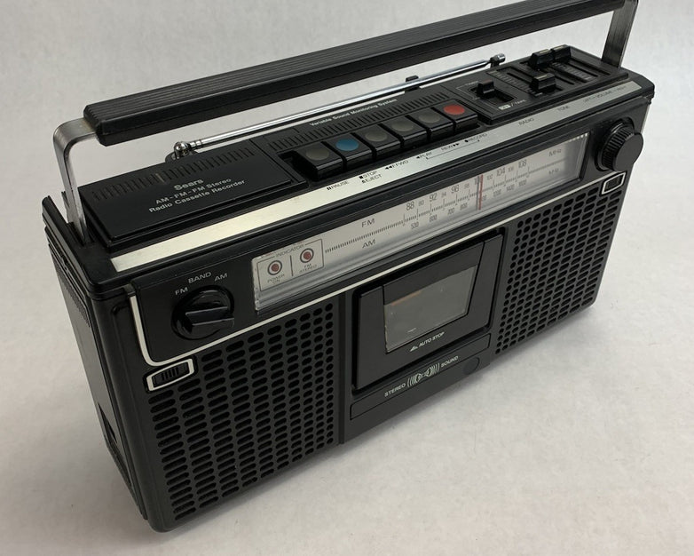 Sears 564 AM - FM - FM Stereo Radio Cassette Recorder