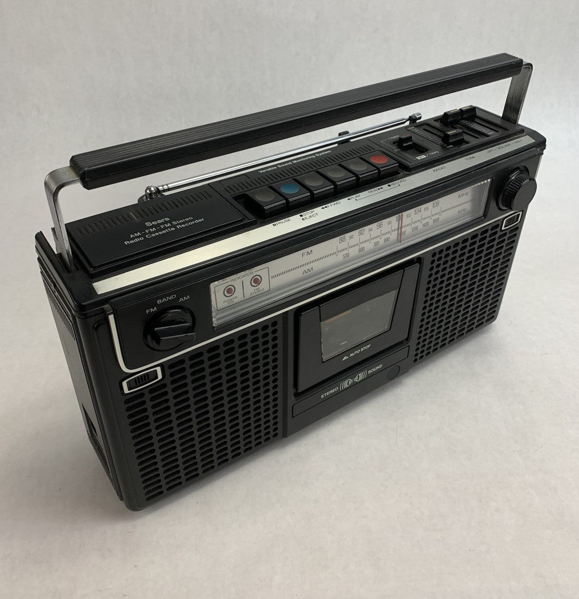 Sears 564 AM - FM - FM Stereo Radio Cassette Recorder