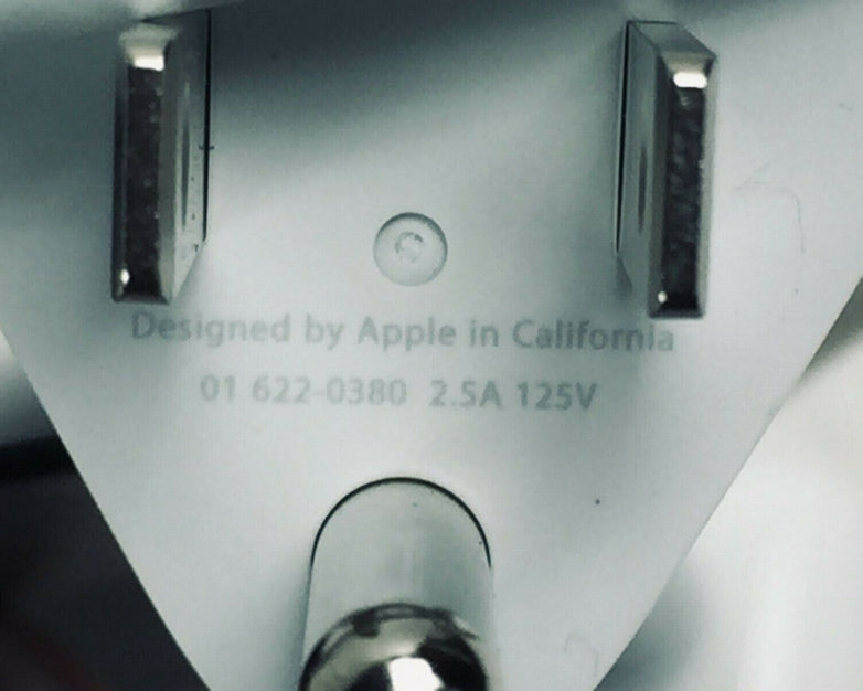 Volex APC7H White 6ft AC Power Cord Cable E62405SP 125V 2.5A for Mac