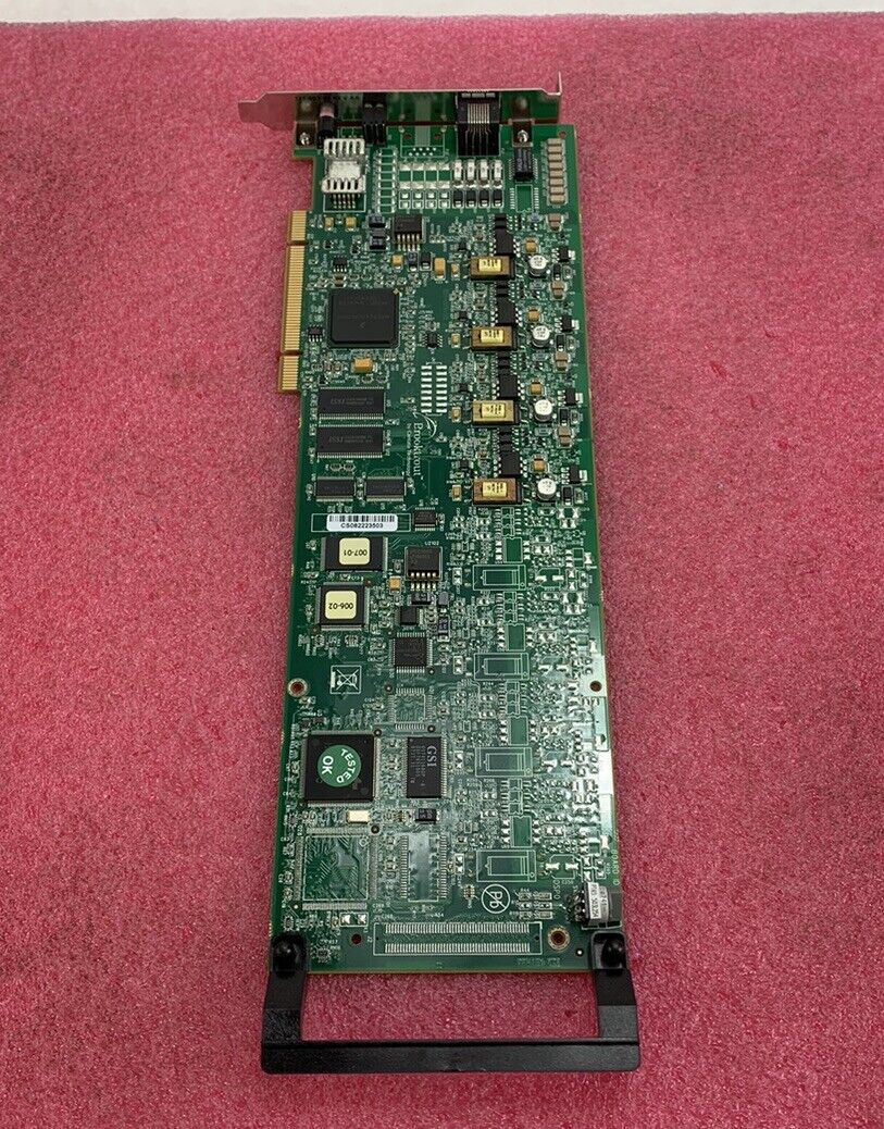 Brooktrout TR1034+P4-4L-R Voice and Fax Board PCI 901-002-09