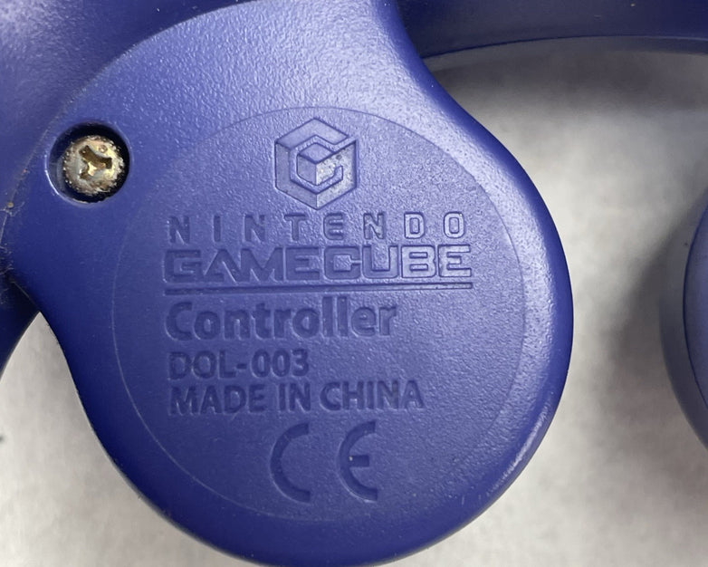 Nintendo DOL-003 Indigo GameCube Controller For Parts Or Repair