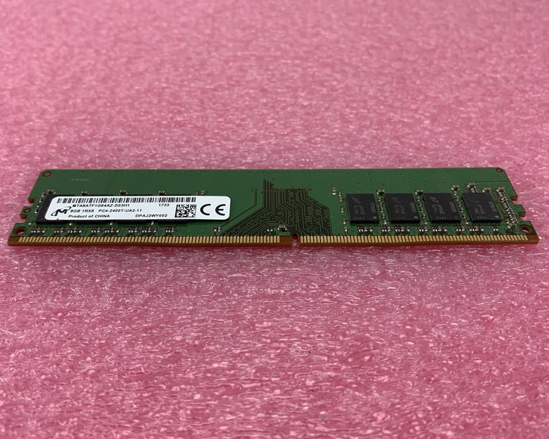 Micron MTA8ATF1G64AZ-2G3H1 PC4-2400T-UA2-11 8GB 1Rx8 Desktop Memory RAM