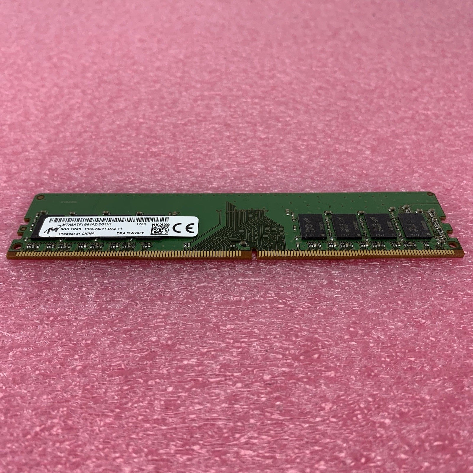 Micron MTA8ATF1G64AZ-2G3H1 PC4-2400T-UA2-11 8GB 1Rx8 Desktop Memory RAM1