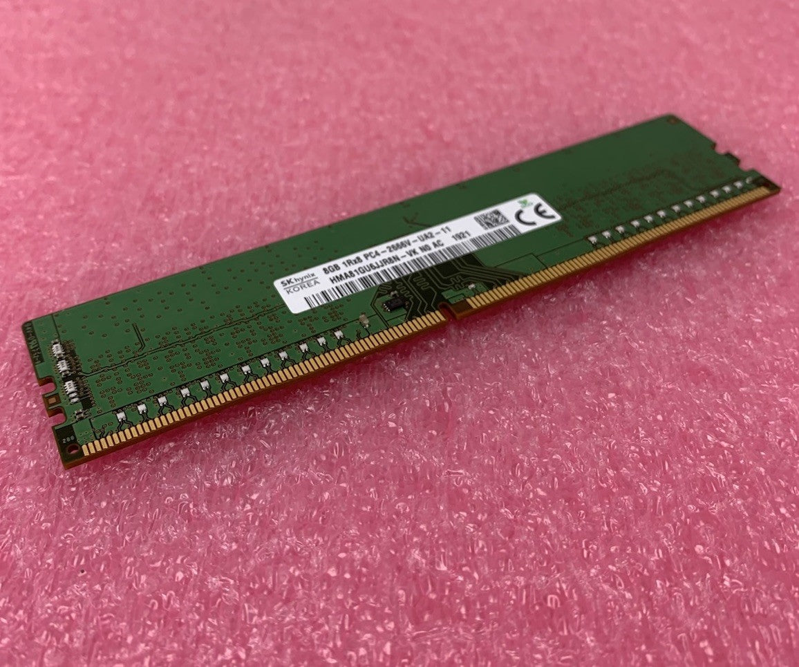 SK Hynix HMA81GU6JJR8N-VK PC4-2666V-UA2-11 8GB 1Rx8 Desktop Memory RAM0