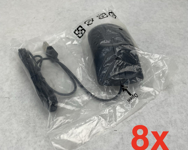 Dell Optical Mouse Black 0c4jkp Lot of 8