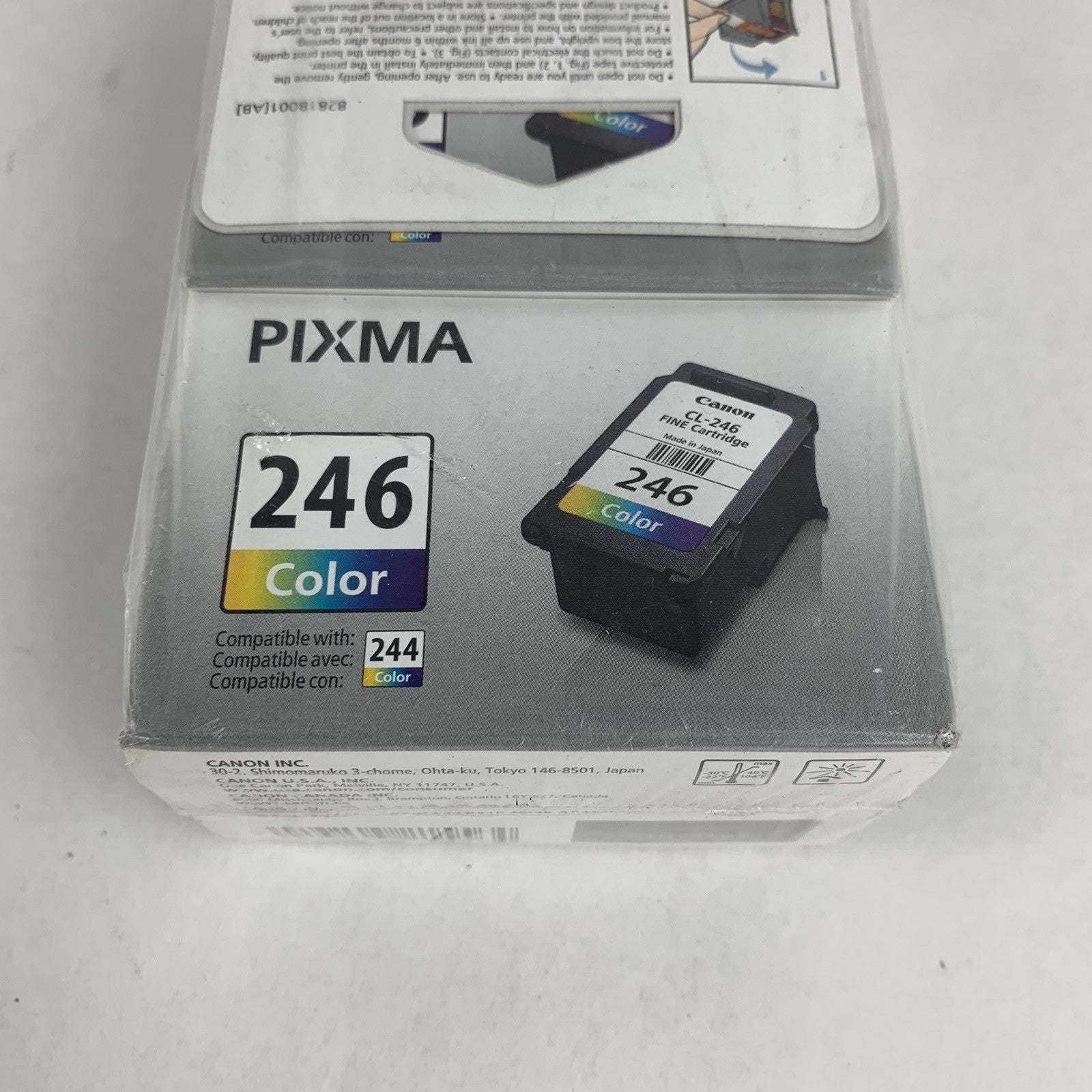 Canon CL-246 Color Ink Cartridge New OEM Lot of 3x