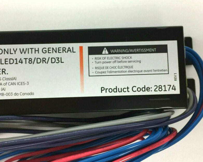 Lot of (2) GE 28174 GE LED14T8/DR/D3L