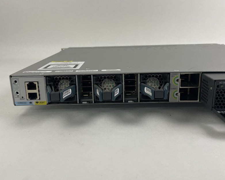 Cisco WS-C3850-48U-S V06 48-Port UPoE Switch  2x 1100W PSU Tested & Reset