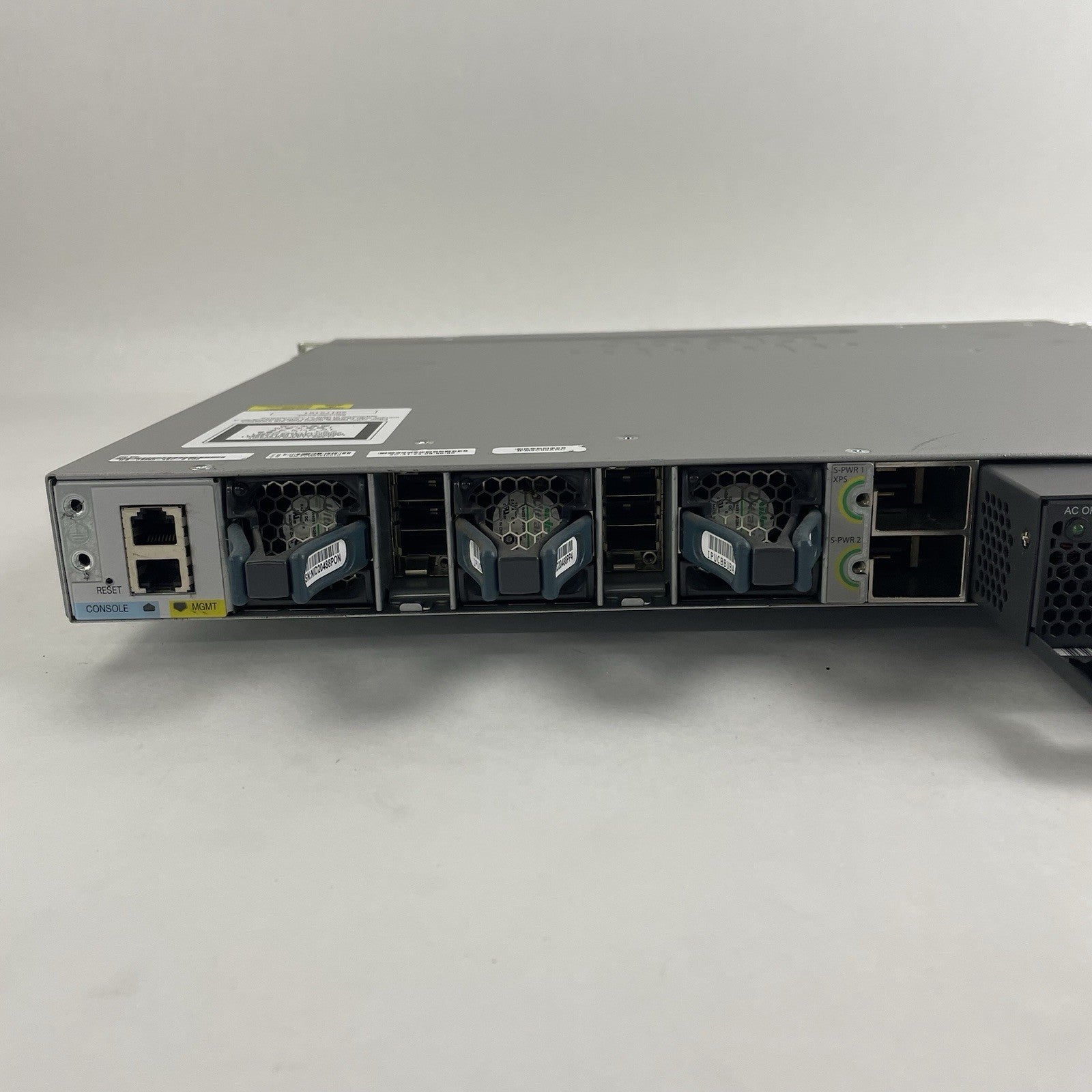 Cisco WS-C3850-48U-S V06 48-Port UPoE Switch  2x 1100W PSU Tested & Reset7