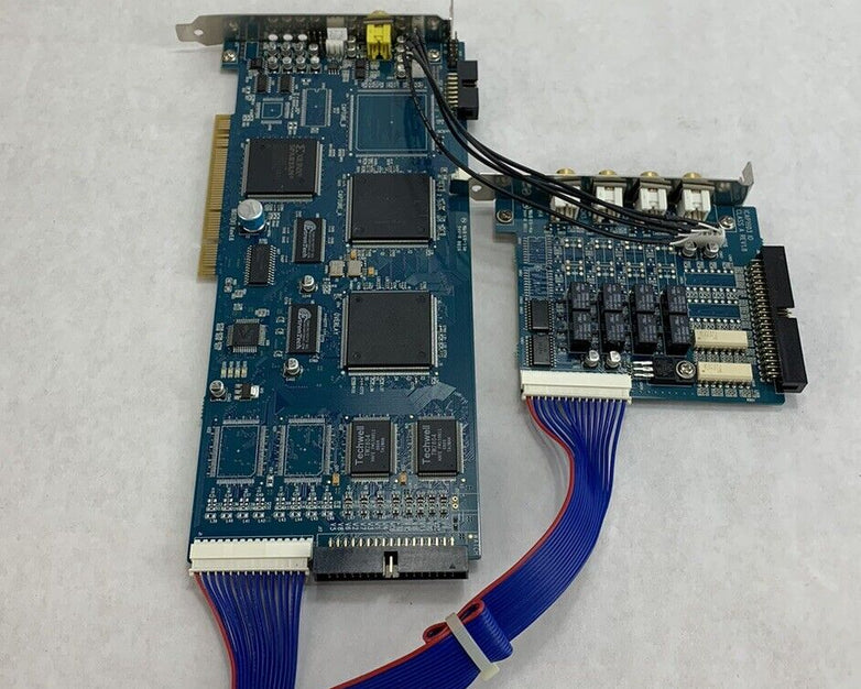 Xilinx Spartin Video Control Board XC2S150E 1607(B) Rev 1.6 w/ Sister Board 1.8
