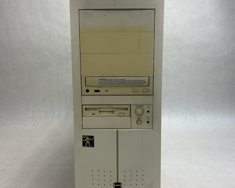 Vintage Enlight EN-7237 Beige Mid Tower Computer Case AGI HP-P3507F5 350W PSU