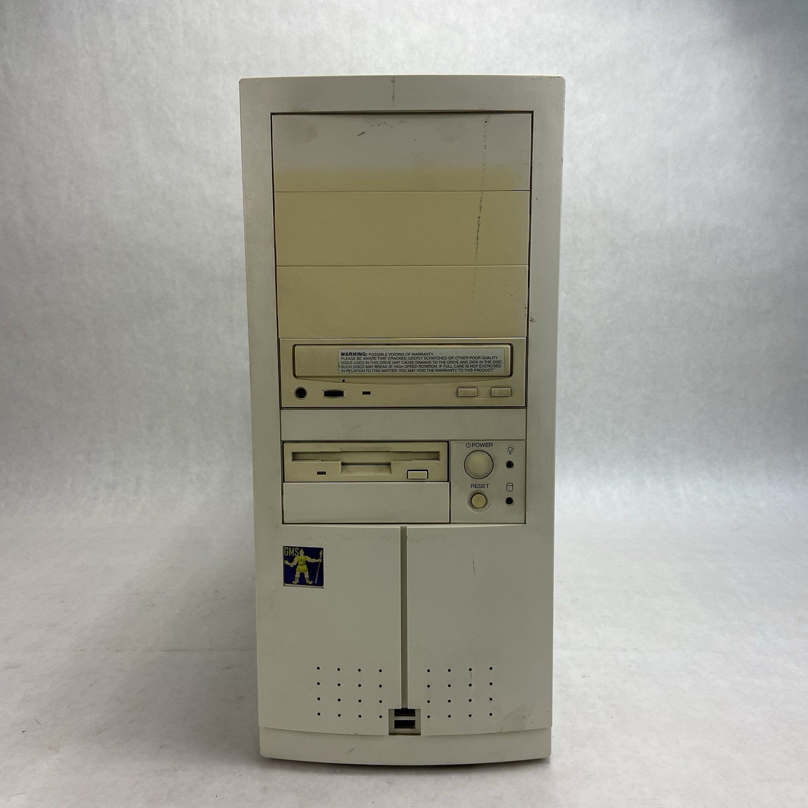 Vintage Enlight EN-7237 Beige Mid Tower Computer Case AGI HP-P3507F5 350W PSU1