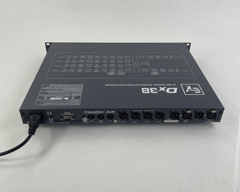 Electro-Voice (EV) Dx38 Digital Sound System Processor - Tested