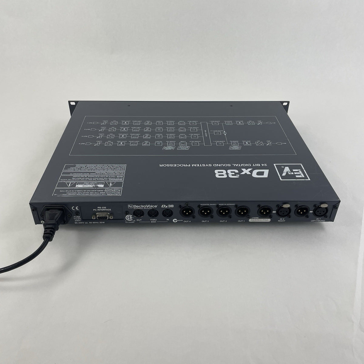 Electro-Voice (EV) Dx38 Digital Sound System Processor - Tested7