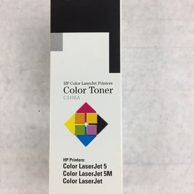 HP Color LaserJet Printers Color Toner C3105A Black Color LaserJet 5 (Lot of 3)