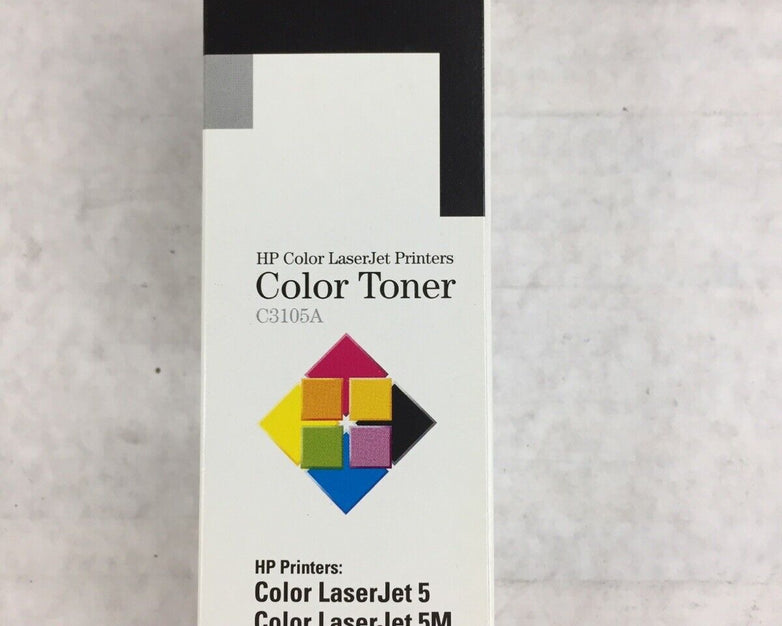 HP Color LaserJet Printers Color Toner C3105A Black Color LaserJet 5 (Lot of 3)