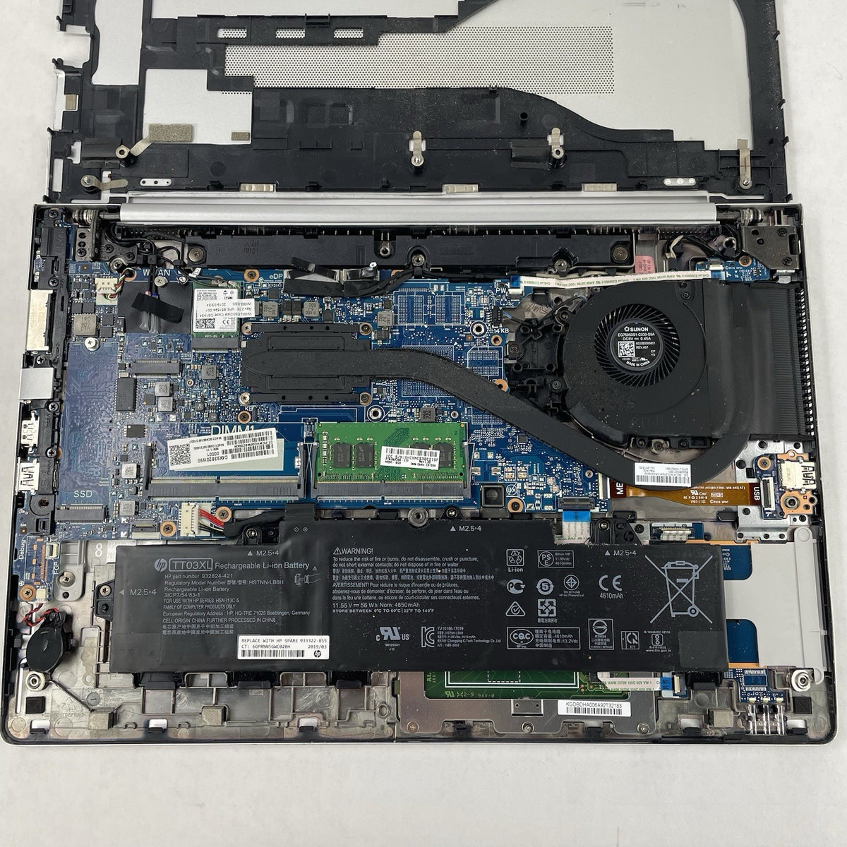 HP EliteBook 850 G5 15.6" i5-8250U 1.60 GHz 8 GB RAM No SSD/OS/AC - Keyboard18