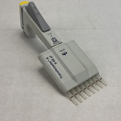 BrandTech Transferpette -8 5-50 µL 8 Channel Adjustable Pipette